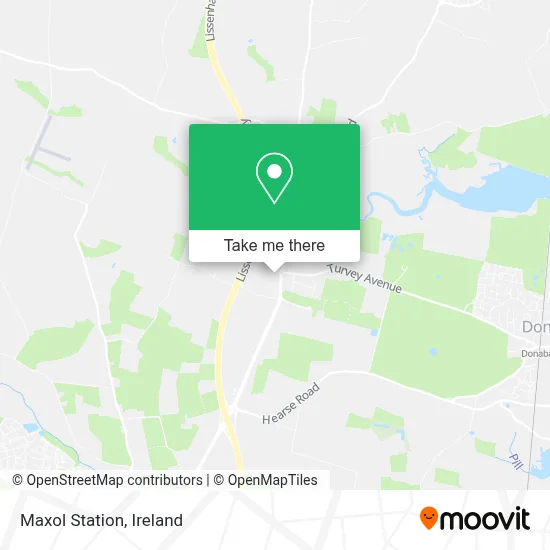 Maxol Station map