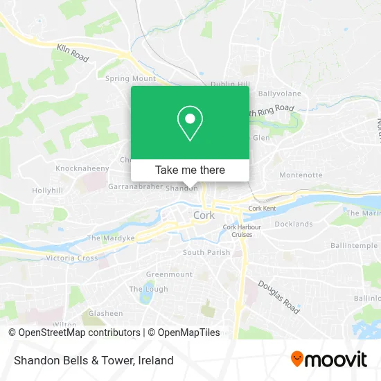 Shandon Bells & Tower map