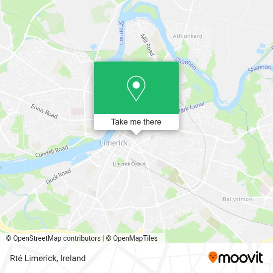Rté Limerick map