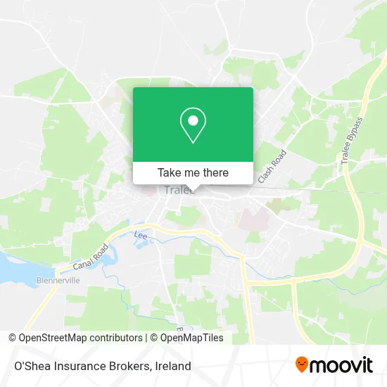 O'Shea Insurance Brokers map
