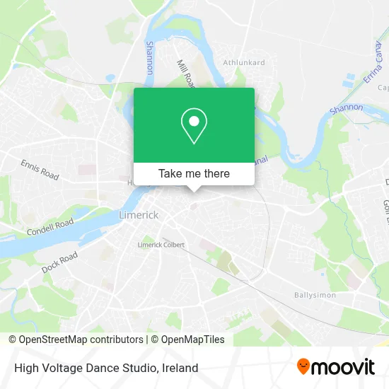 High Voltage Dance Studio map