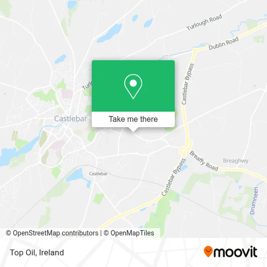 Top Oil map