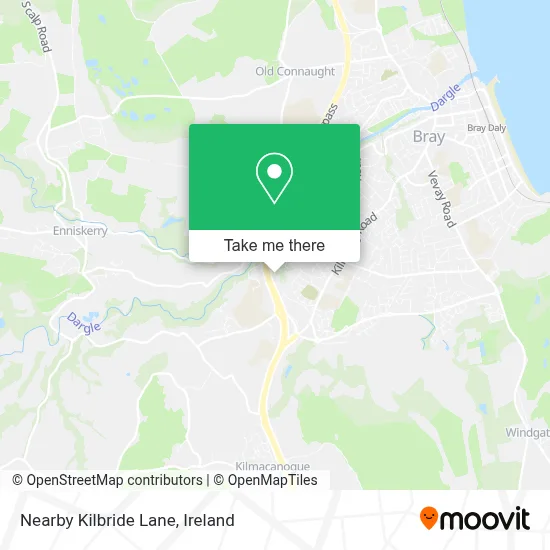 Nearby Kilbride Lane map