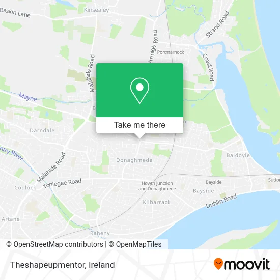 Theshapeupmentor map