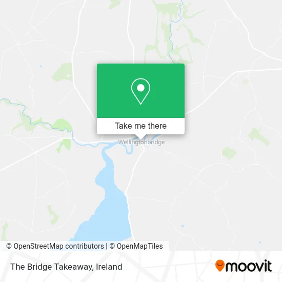The Bridge Takeaway map