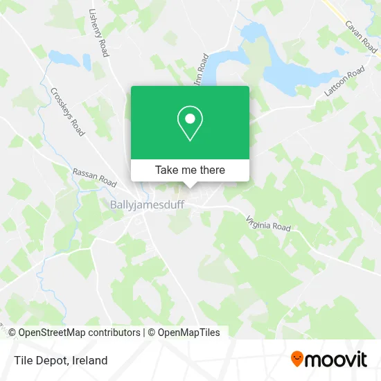 Tile Depot map