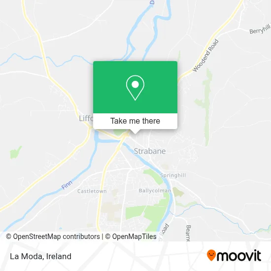 La Moda map