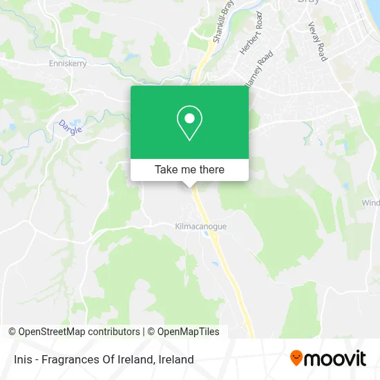 Inis - Fragrances Of Ireland map