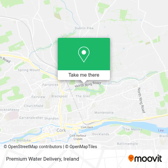 Premium Water Delivery map
