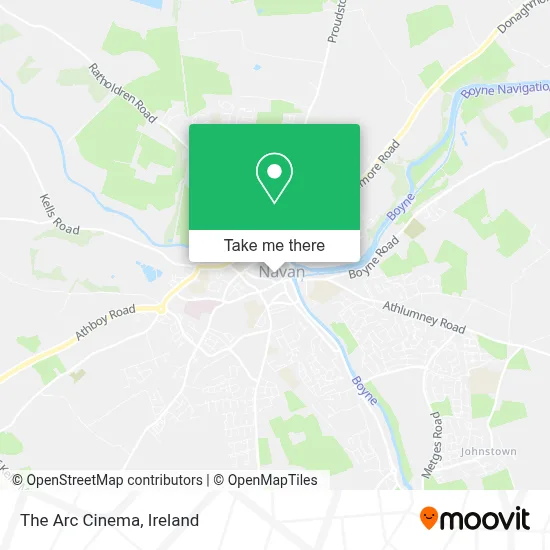 The Arc Cinema map