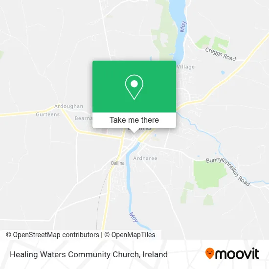 Healing Waters Community Church map