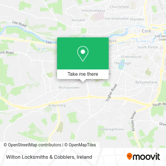 Wilton Locksmiths & Cobblers map