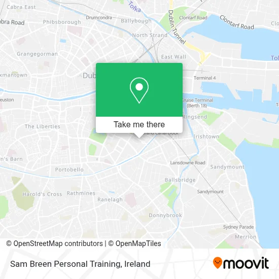 Sam Breen Personal Training map