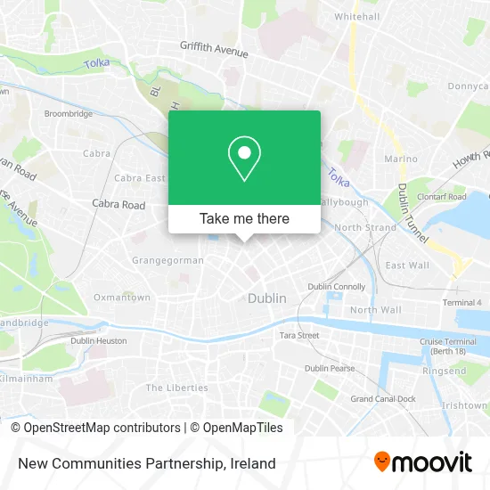 New Communities Partnership map