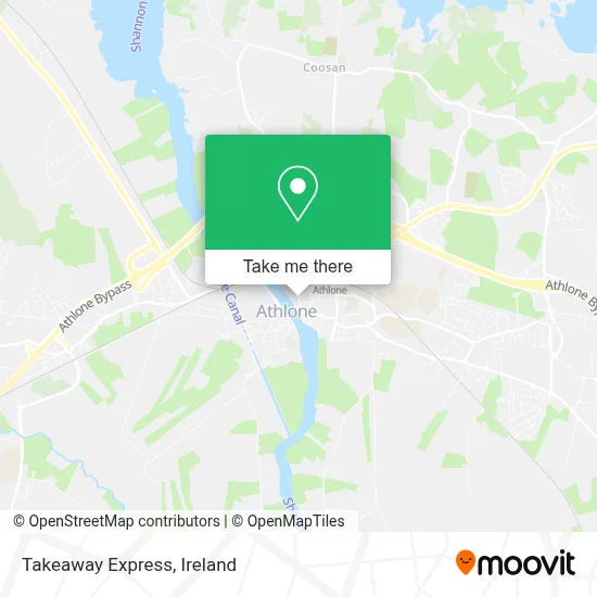 Takeaway Express map