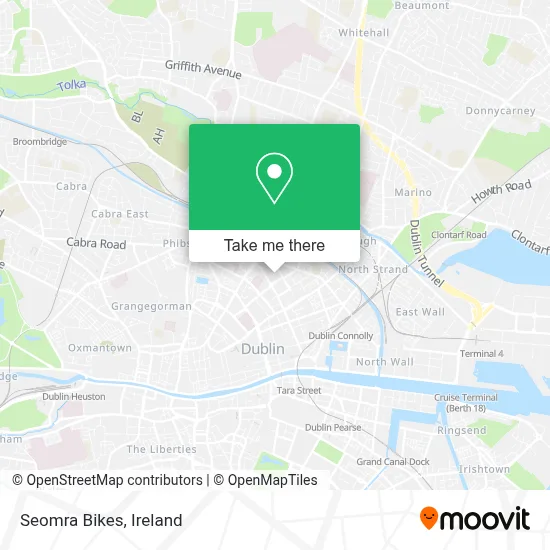Seomra Bikes map