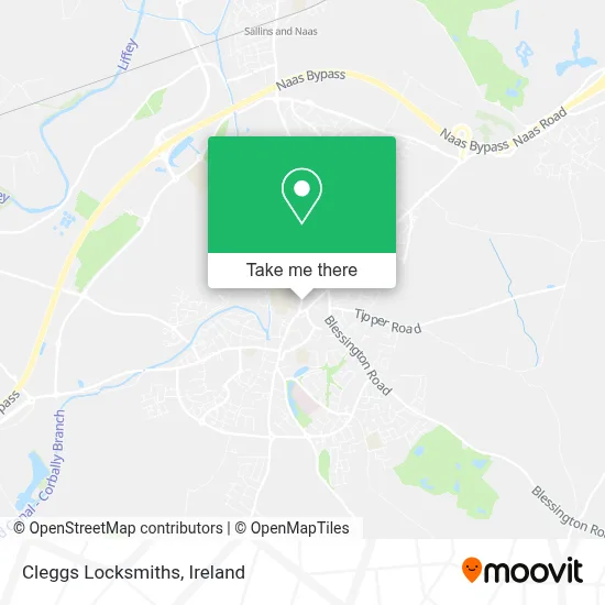 Cleggs Locksmiths map
