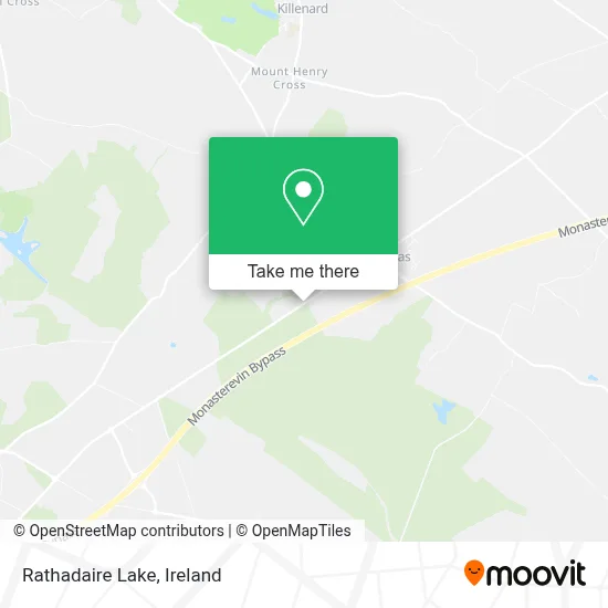 Rathadaire Lake map