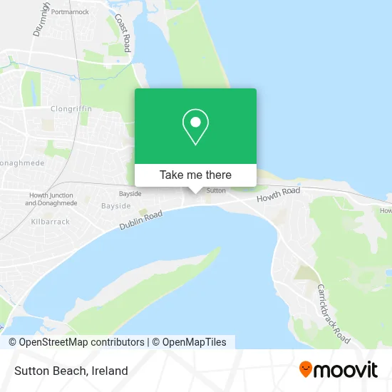 Sutton Beach map