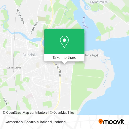 Kempston Controls Ireland map