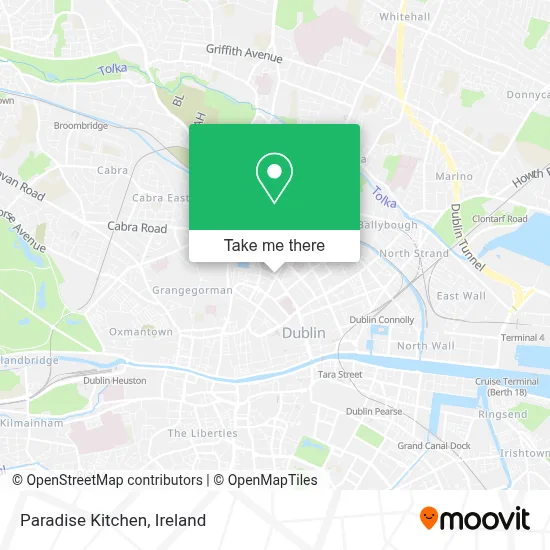 Paradise Kitchen map