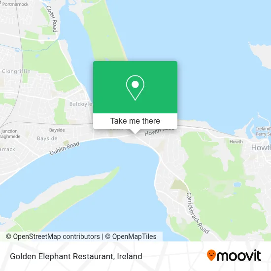 Golden Elephant Restaurant map