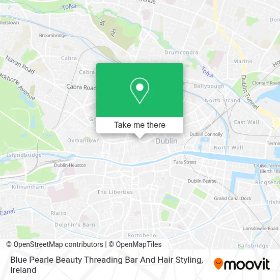 Blue Pearle Beauty Threading Bar And Hair Styling map