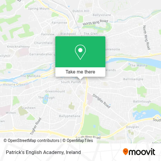 Patrick's English Academy map