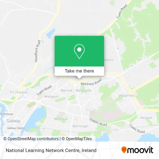 National Learning Network Centre map