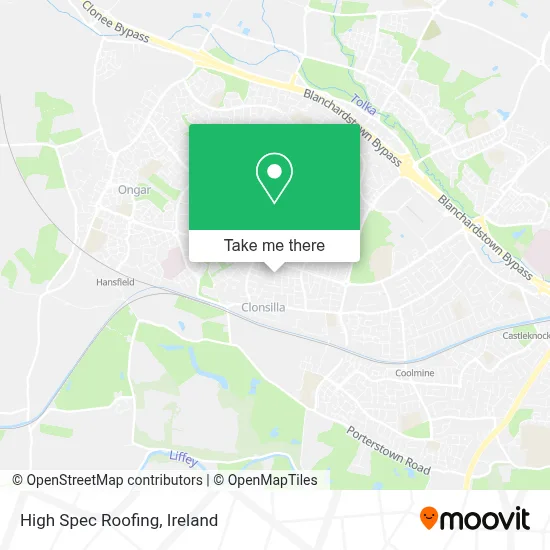 High Spec Roofing map