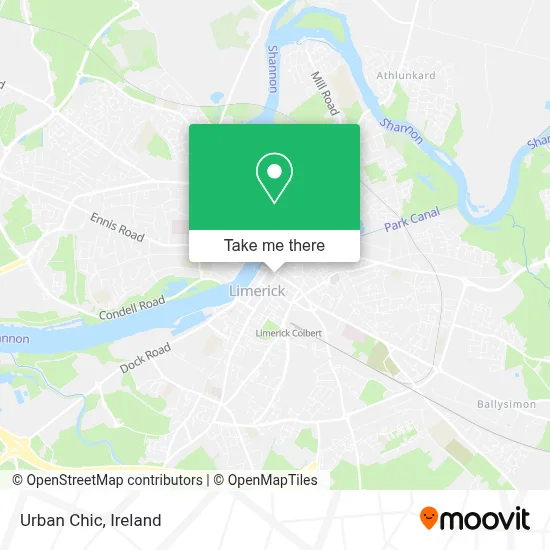 Urban Chic map