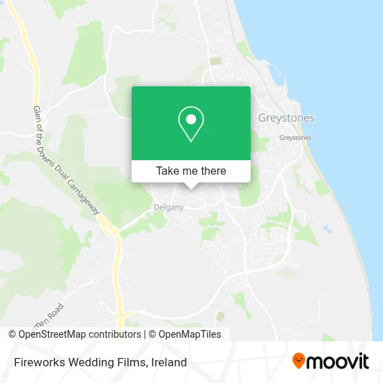 Fireworks Wedding Films map