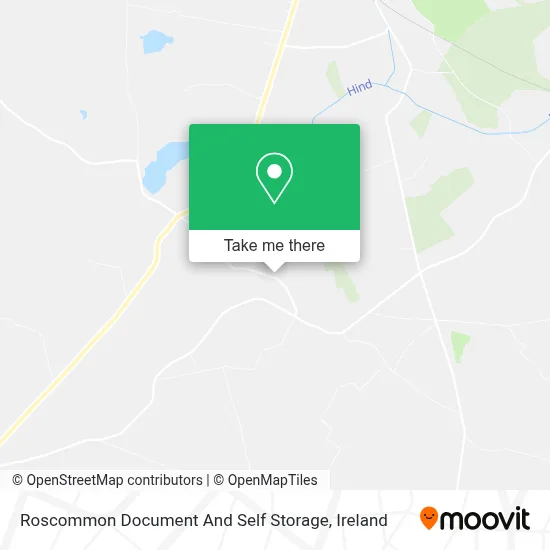 Roscommon Document And Self Storage map
