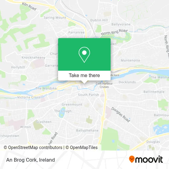An Brog Cork map