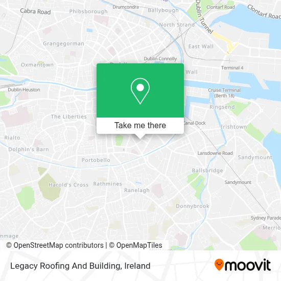 Legacy Roofing And Building map