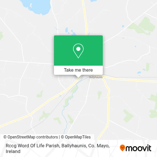Rccg Word Of Life Parish, Ballyhaunis, Co. Mayo map