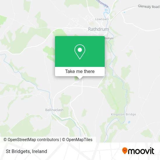 St Bridgets map