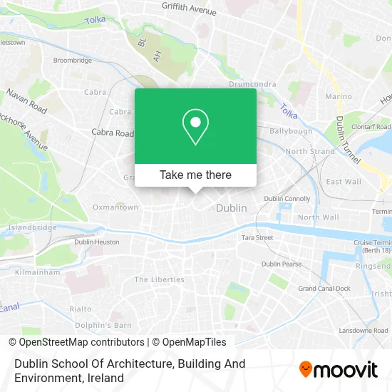 Dublin School Of Architecture, Building And Environment map