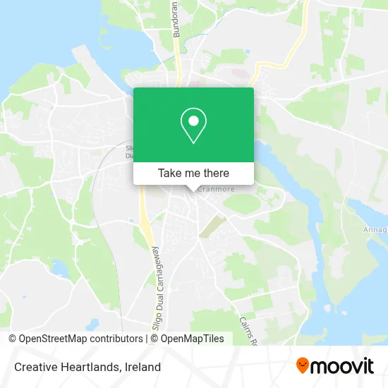 Creative Heartlands map