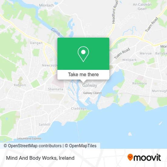 Mind And Body Works map