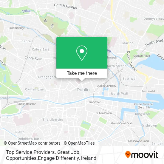 Top Service Providers. Great Job Opportunities.Engage Differently map