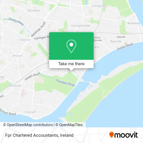 Fpr Chartered Accountants map