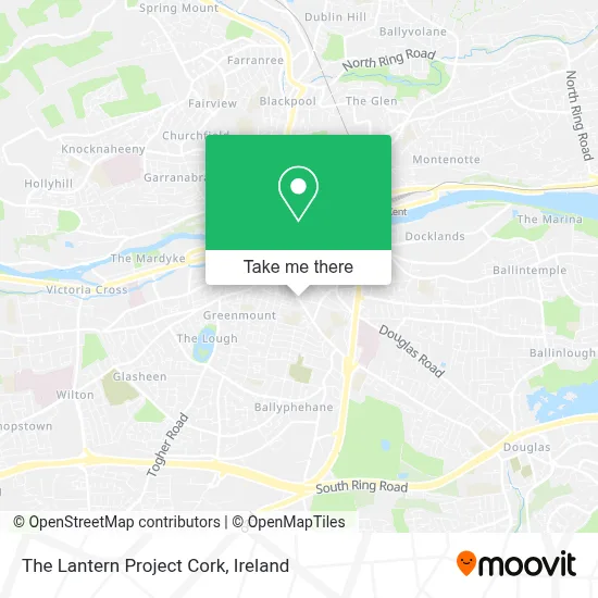The Lantern Project Cork map