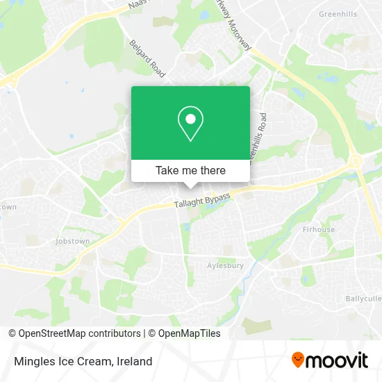 Mingles Ice Cream map