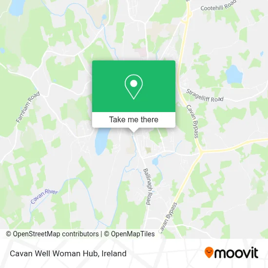 Cavan Well Woman Hub map