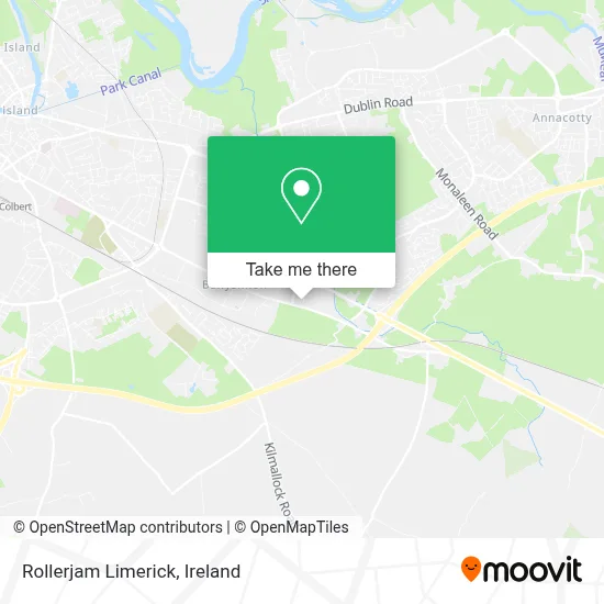 Rollerjam Limerick map