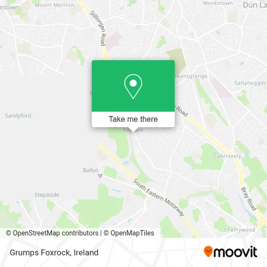 Grumps Foxrock map