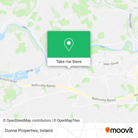 Dunne Properties map