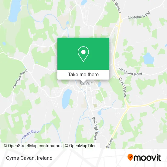 Cyms Cavan map