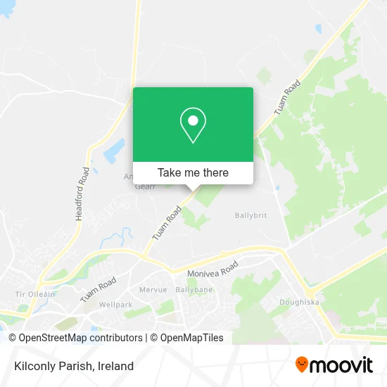 Kilconly Parish map